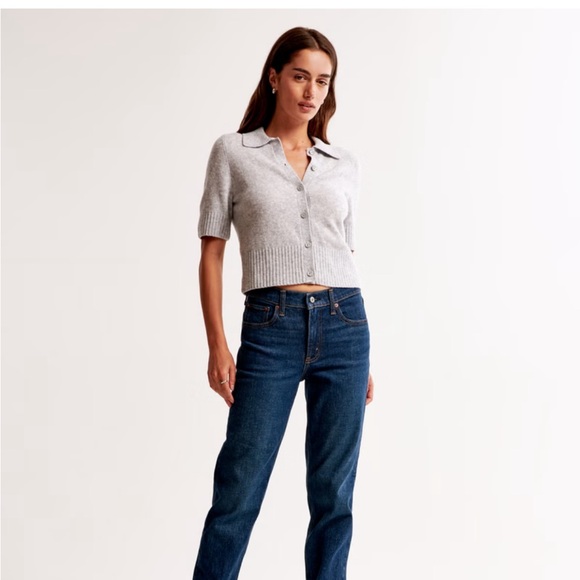 Abercrombie & Fitch 90’s straight Mid-Rise Women's Jeans 28Long - Picture 1 of 6